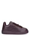 Leather Box Low Top Sneakers Brown - BURBERRY - BALAAN 5