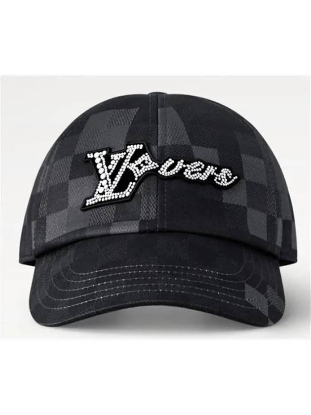 LV Vers Damoflage Ball Cap Black - LOUIS VUITTON - BALAAN 2