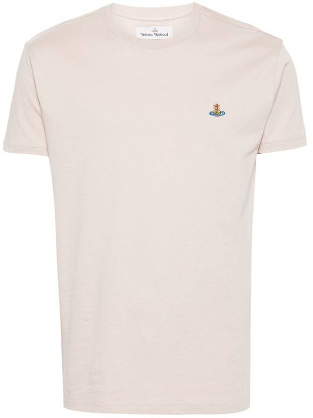 ORB Logo Cotton Short Sleeve T-Shirt Birch - VIVIENNE WESTWOOD - BALAAN 2