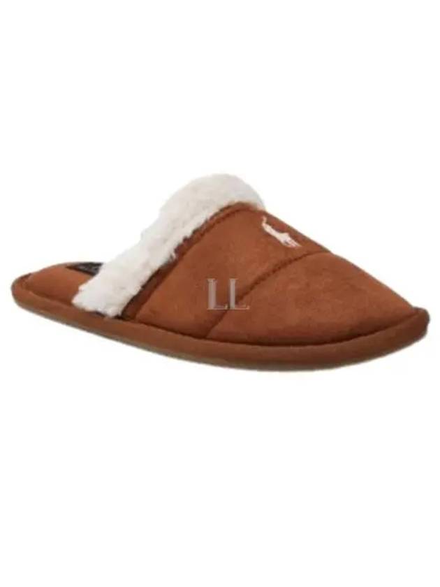 Kelcie Snuff Microsuede Mule Brown - POLO RALPH LAUREN - BALAAN 2