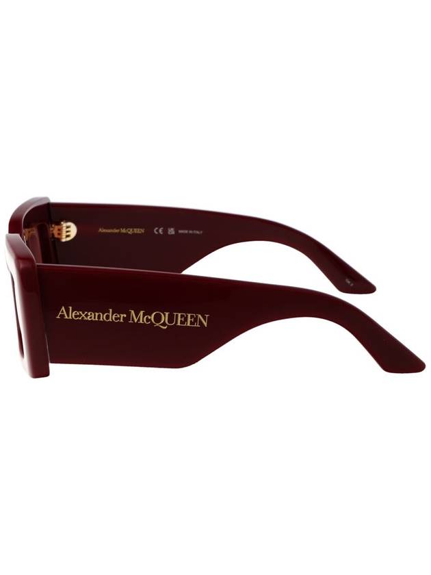 Eyewear Bold Rectangular Frame Sunglasses AM0433S - ALEXANDER MCQUEEN - BALAAN 4