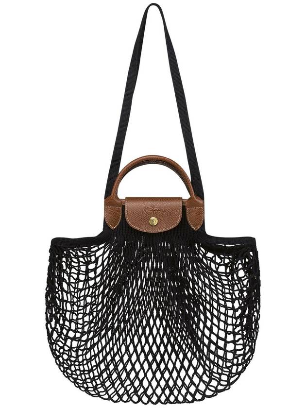 Le Pliage Top Handle Shoulder Bag Black - LONGCHAMP - BALAAN 2