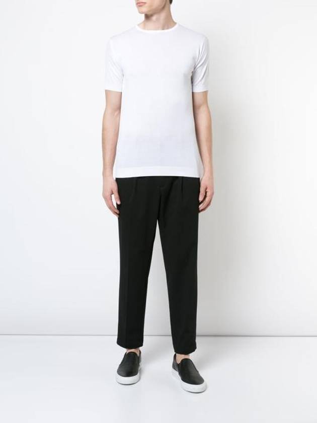 Short Sleeve T Shirt BELDENWHITE White - JOHN SMEDLEY - BALAAN 2