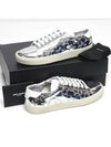 Star patch silver sneakers 485251 AAL00 8105 - SAINT LAURENT - BALAAN 9