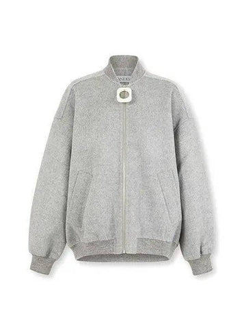 Wool bomber jacket gray JK0204 PG0936 - JW ANDERSON - BALAAN 1