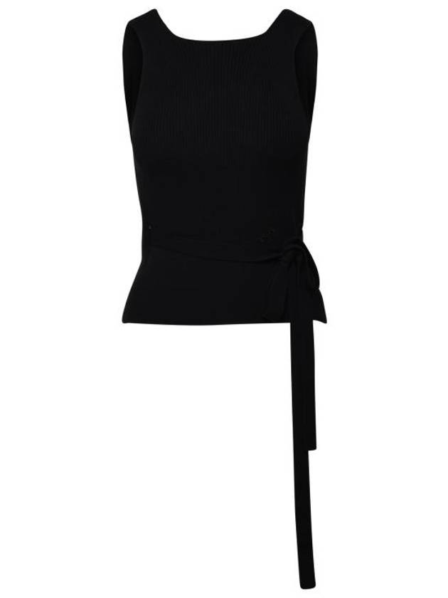 Sleeveless T-Shirt KN1538040999B Black - PATOU - BALAAN 1