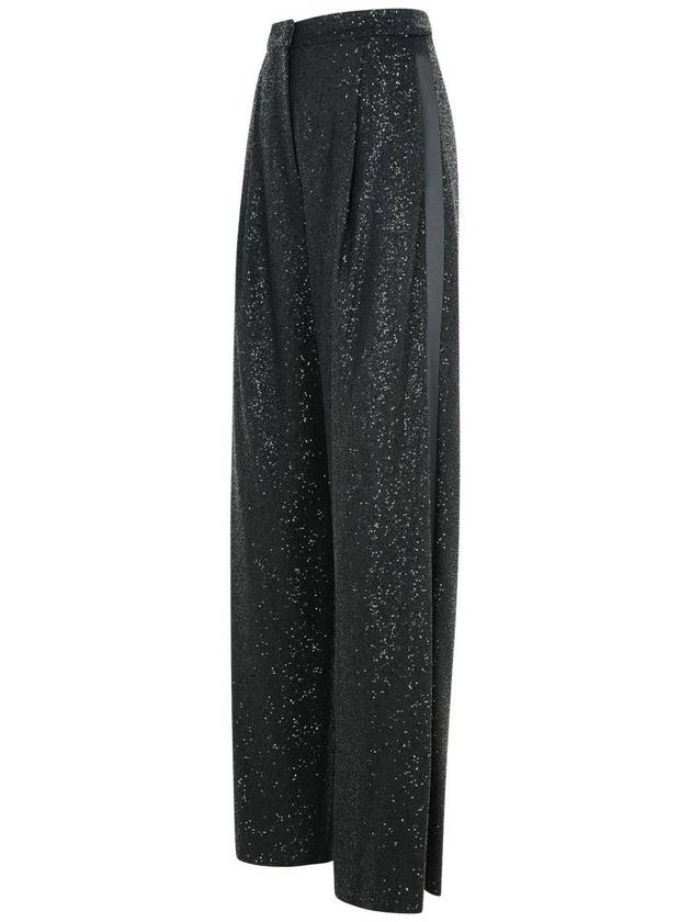 Max Mara 'Navigli' Black Viscose Blend Pants - MAX MARA - BALAAN 2