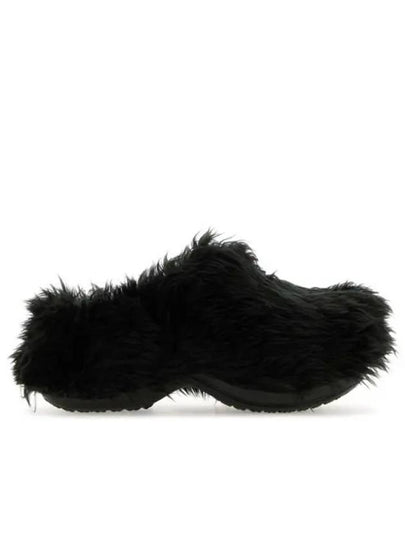 Fake Fur Mule Black - BALENCIAGA - BALAAN 2