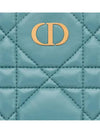 Women's CARO Large Daily Pouch Azure Blue - DIOR - BALAAN 3