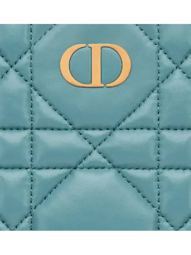 Women's CARO Large Daily Pouch Azure Blue - DIOR - BALAAN 3