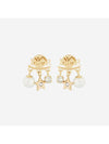 Clair D Lune Earrings Gold - DIOR - BALAAN 1