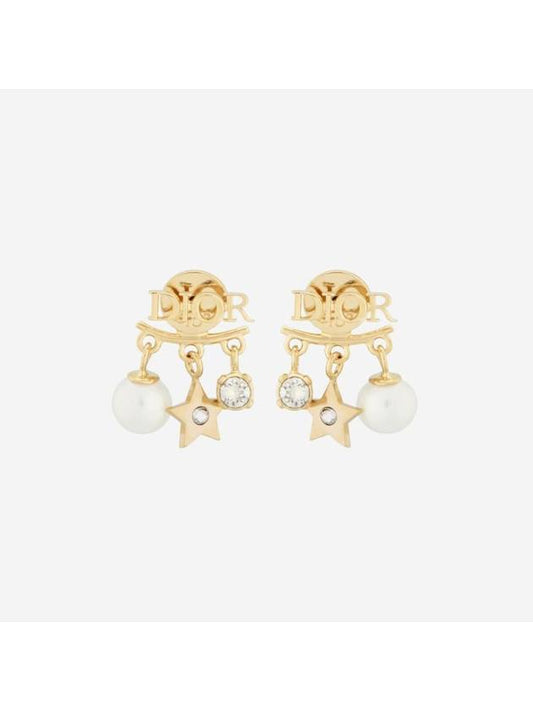 Clair D Lune Earrings Gold - DIOR - BALAAN 1