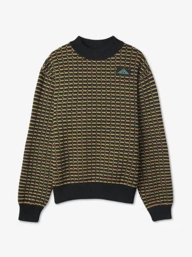 Base crew neck knit black 23E28OAK03FLTOA018001 - OAMC - BALAAN 1