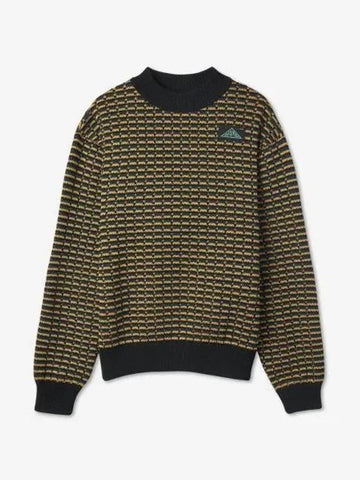 Base crew neck knit black 23E28OAK03FLTOA018001 - OAMC - BALAAN 1