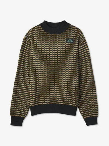 Base crew neck knit black 23E28OAK03FLTOA018001 - OAMC - BALAAN 1