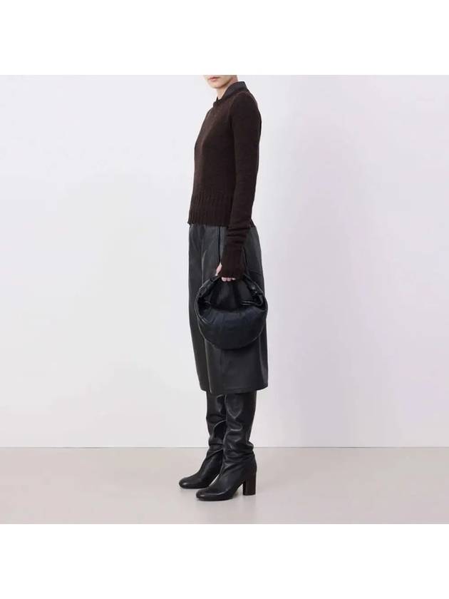 Mini Fortune Croissant Shoulder Bag Black - LEMAIRE - BALAAN 6