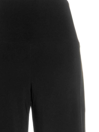 Black Pants With Elastic Waist In Tech Fabric Woman - NORMA KAMALI - BALAAN 2