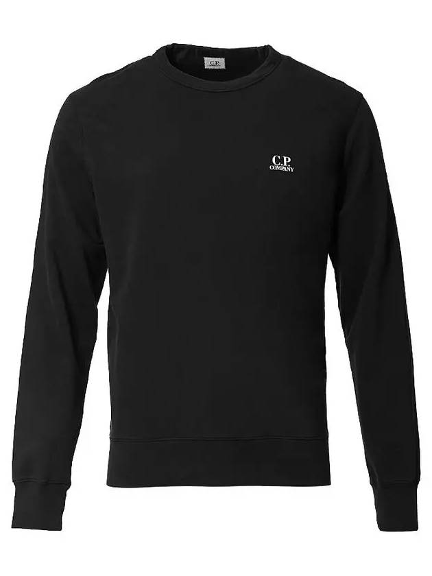 11Th Anniversary Logo Crew Neck Sweatshirt Black - CP COMPANY - BALAAN 2