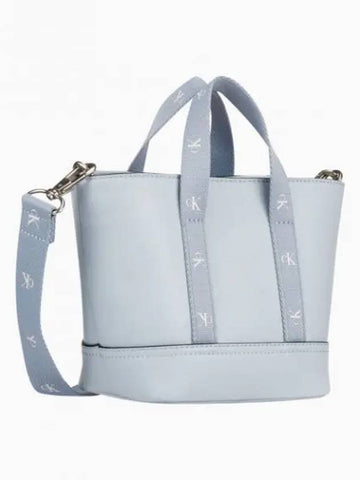 JEANS Women s Blue CKJ Ultra Light Tote Bag DH3356 408 - CALVIN KLEIN - BALAAN 1