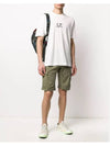 Logo Print Short Sleeve T-Shirt White - CP COMPANY - BALAAN 5