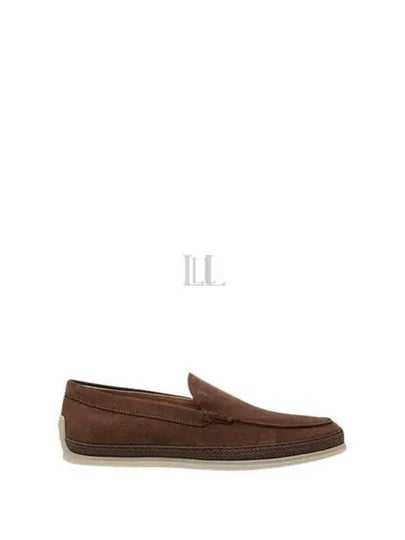 Men's Suede Slip-ons Loafers Brown - TOD'S - BALAAN 2