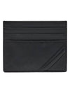 Shadow Diagonal Card Wallet Black - FENDI - BALAAN 1