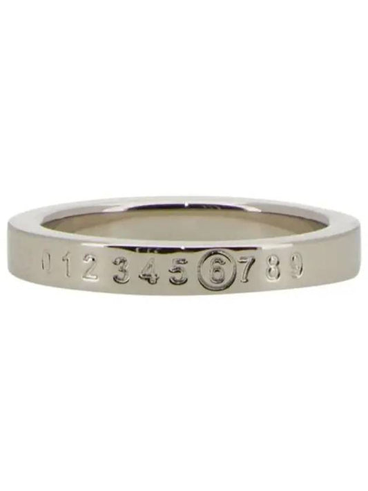 Numeric Minimal Signature Ring Palladium - MAISON MARGIELA - BALAAN 2