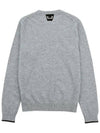 Golf Wear Cashmere Sweater WB21FAWN01GR Gray - WHITEBALL - BALAAN 6