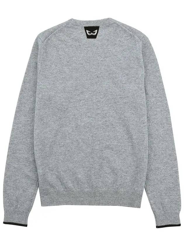 Golf Wear Cashmere Sweater WB21FAWN01GR Gray - WHITEBALL - BALAAN 6