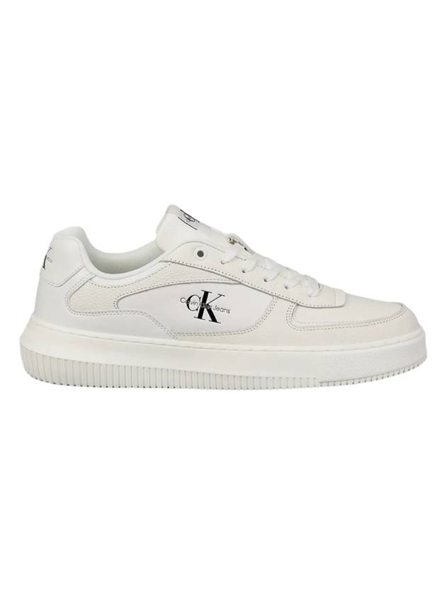 Jeans Malmo Meta Low Top Sneakers White - CALVIN KLEIN - BALAAN 1