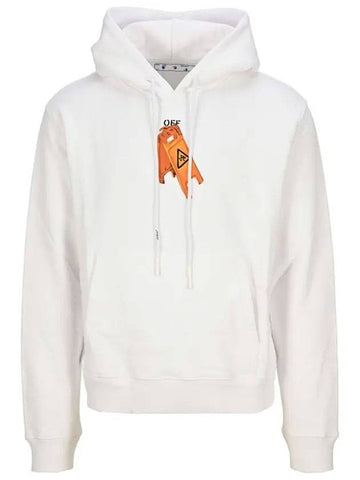 Pascal Skeleton Print Hoodie White - OFF WHITE - BALAAN 1