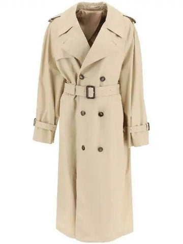 Double breasted epaulette trench coat 270546 - WARDROBE.NYC - BALAAN 1