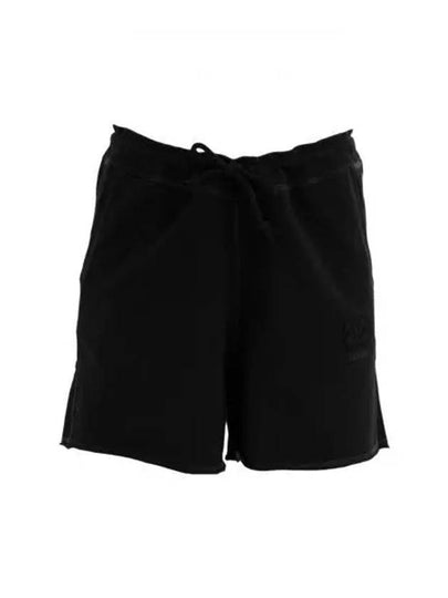 Logo Cotton Shorts Black - GANNI - BALAAN 2