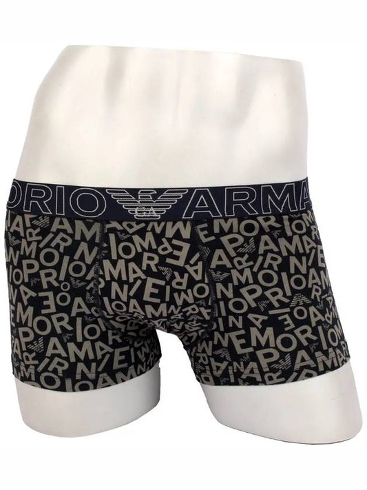 Armani Panties Underwear Men's Underwear Draws 3R508 Tech Logo Black - CALVIN KLEIN - BALAAN 1