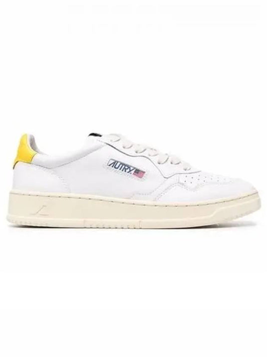 Men's Medalist Leather Low Top Sneakers White - AUTRY - BALAAN 2