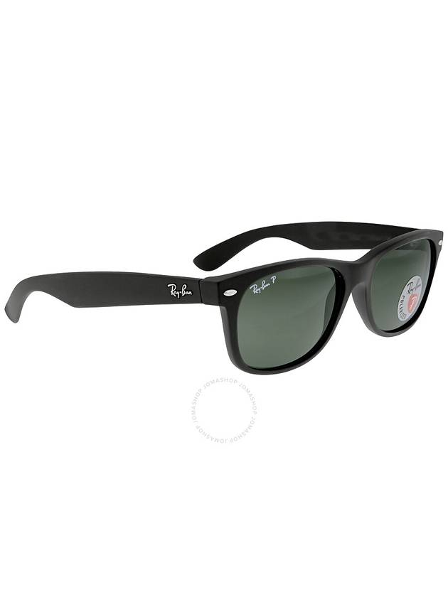 Ray Ban New Wayfarer Classic Polarized Green Unisex Sunglasses RB2132 622/58 55 - RAY-BAN - BALAAN 3