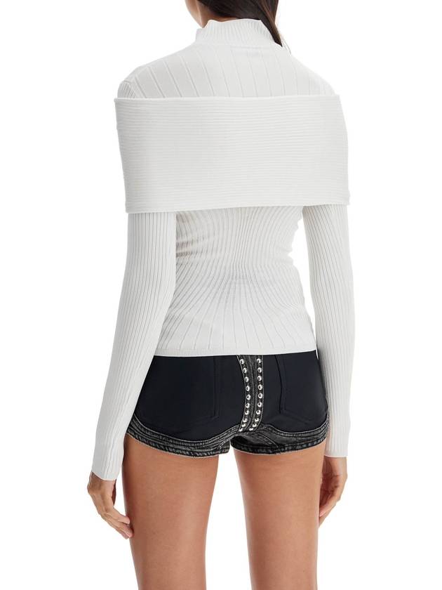 long-sleeved top with off- - MUGLER - BALAAN 3