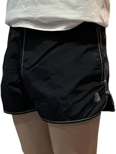 Vincent Logo Swim Shorts Black - ISABEL MARANT - BALAAN 2