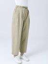 Light Cotton Nylon Span Pintuck Banding Wide Soft Beige Pants DO3242PT004 2 - DOYOUKNOWMC GOLF WEAR - BALAAN 3