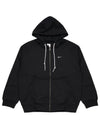 NRG Solo Swoosh Full Zip Hoodie Black - NIKE - BALAAN 2