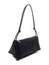 Intrecciato Nappa Leather Shoulder Bag Black - BOTTEGA VENETA - BALAAN 4