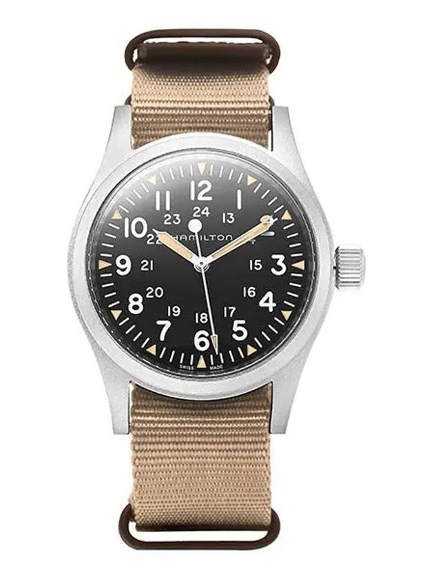 Khaki Field Mechanical Watch Brown - HAMILTON - BALAAN 3