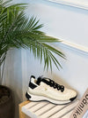 Mixed Fibers Velvet Calfskin Low Top Sneakers Ivory - CHANEL - BALAAN 10