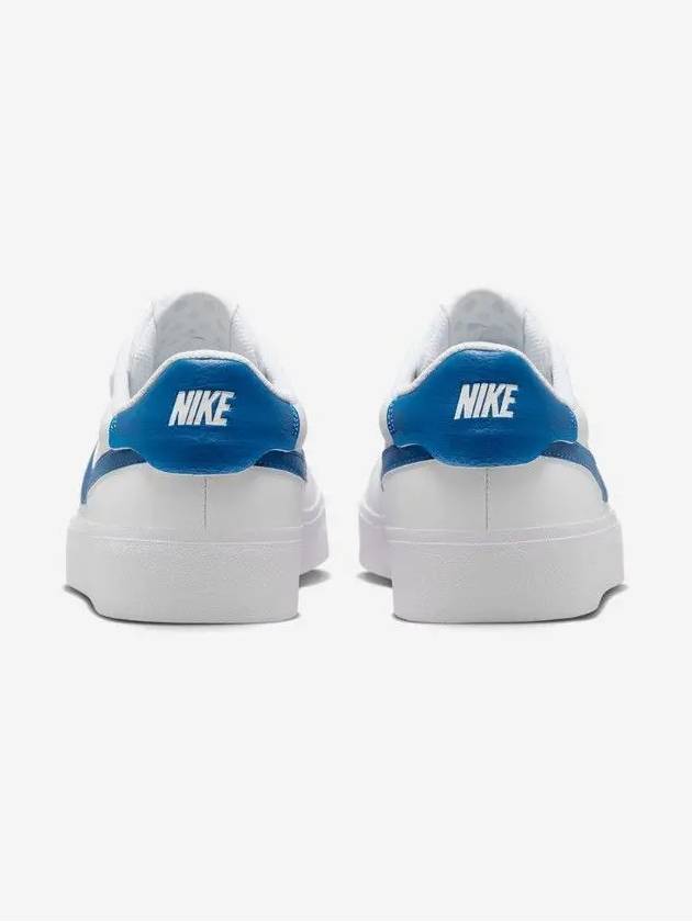 Court Shot Low-Top Sneakers White Blue - NIKE - BALAAN 4