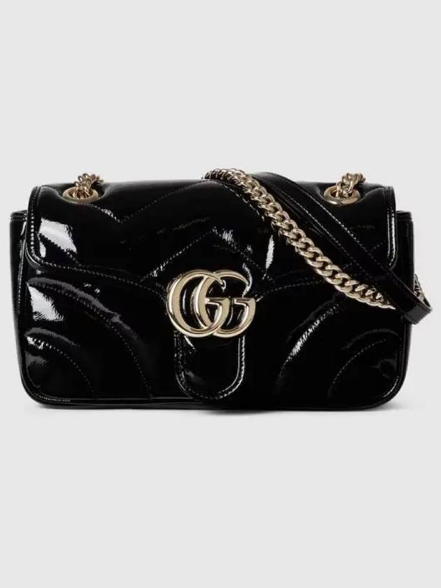 GG Marmont Small Shoulder Bag Gold Black - GUCCI - BALAAN 2