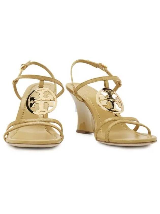 85MM Capri Miller Wedge Sandal Heels Yellow - TORY BURCH - BALAAN 2