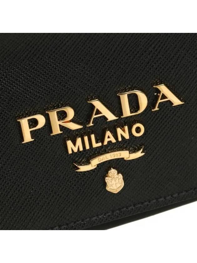 Soft Leather Crossbody Black - PRADA - BALAAN 6