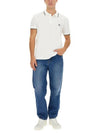 Zebra Patch Regular Fit Short Sleeve Polo Shirt White - PAUL SMITH - BALAAN 5