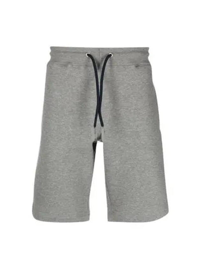 Zebra Logo Cotton Sweat Shorts Grey - PAUL SMITH - BALAAN 2