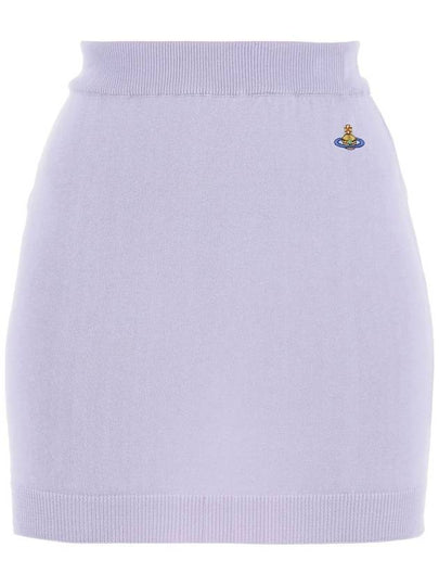 Logo Bea Mini H Line Skirt Purple - VIVIENNE WESTWOOD - BALAAN 2